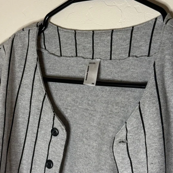 American Apparel Pinstripe Baseball Jersey - Picture 3 of 4